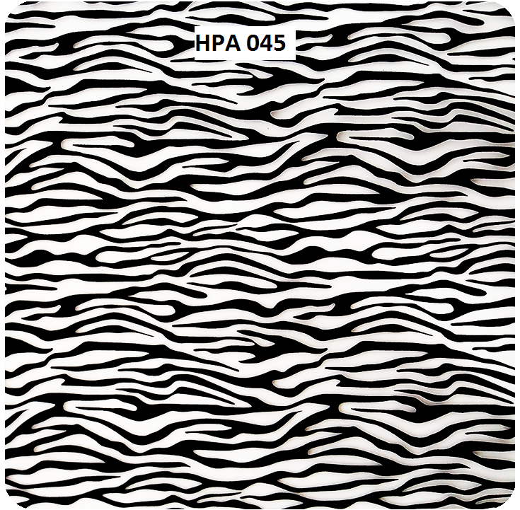 Film hidroimpresion piel zebra